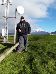 Matthew Harrison at the German Hill site which serves 180 Primo customers in western Taranaki