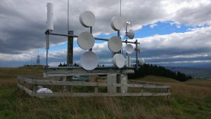 An impressive key distribution site – one of three on Mount Three in Hawkes Bay