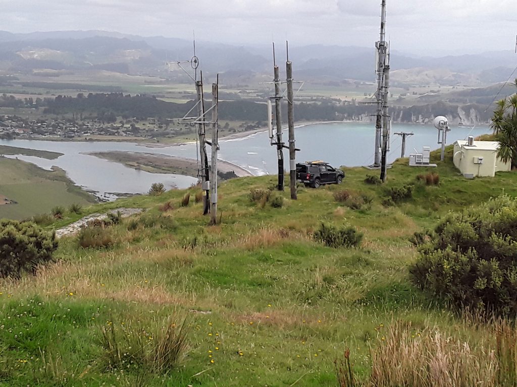 Spectacular views, including Cooks Cove, from the summit of Mount Titirangi near Tolaga Bay